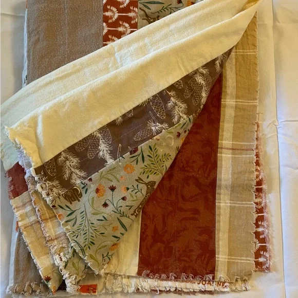 Rustic Patchwork rag Quilt - Picture 2 of 8